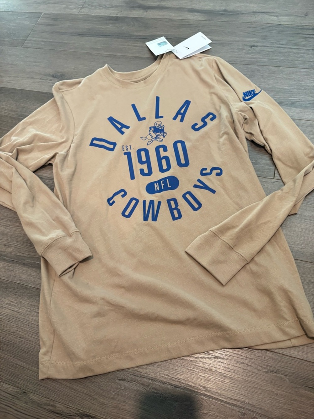 Men’s Nike Dallas Cowboys Long Sleeve Shirt Size M